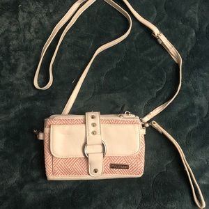 Pink and white 3 in 1 bag